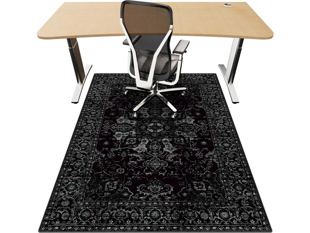 Office Chair Mat for Hardwood Floor, 36'x48' Desk Chair Mat for Home Office, Non-Slip Under Desk Mat for Rolling Chair,Washable Chair Rugs for...