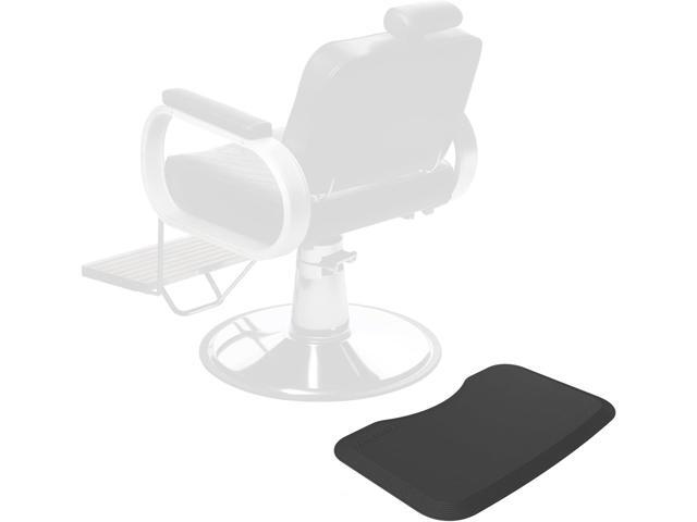 17''x28'' Small Anti Fatigue Salon Mat for Single Hair Stylist - Anti-Slip Antique Series Barber Shop Chair Floor Mat (5/8'' Thick, Black) -...