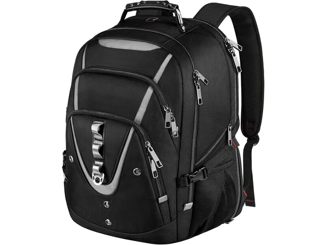 18.4 Laptop Backpack for Men, 55L-60L Extra Large Backpack for Travel Work TSA Friendly Flight Approved RFID Anti-theft Pocket, Water Resistant...