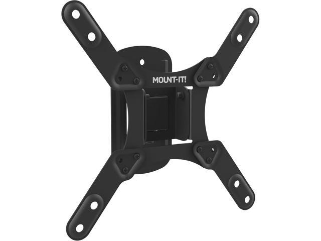 Mount-It! TV Wall Mount for Small to Mid Size TVs, Fits 32 to 50 Inch Screens, 75 100 200 mm VESA Compatible, Low-Profile Slim Design with Tilting...