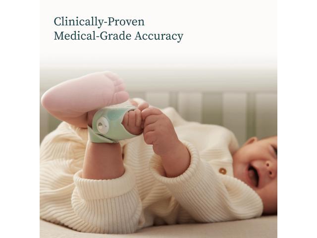 Owlet - Dream Sock – Smart Wearable Baby Monitor with Live Heart Rate & Oxygen Alerts - Mint - image 7