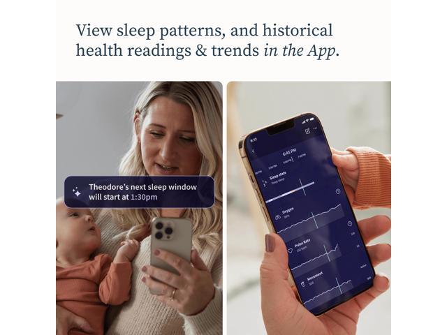 Owlet - Dream Sock – Smart Wearable Baby Monitor with Live Heart Rate & Oxygen Alerts - Mint - image 5