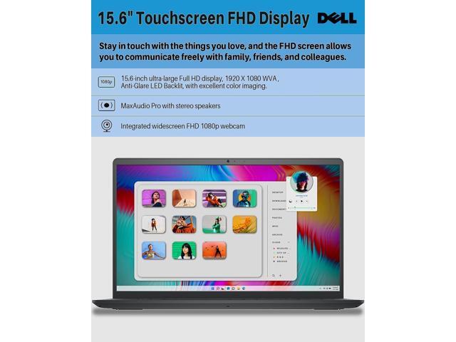 Dell Inspiron 15 3530 15.6 FHD Touchscreen Laptop Computer, with Office 2024 Lifetime License, Intel 13th Gen Core i7-1355U Up to 5.0 GHz, Wi-Fi 6,...