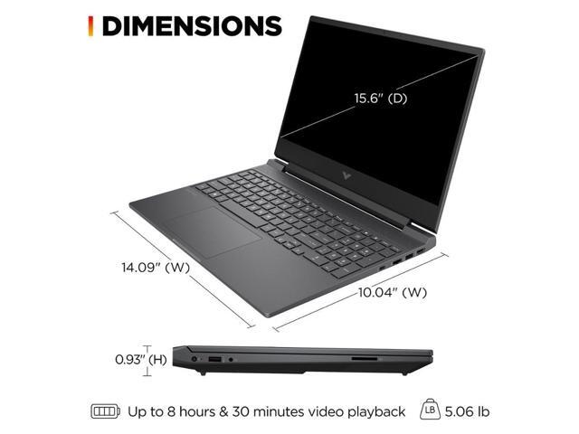 HP Victus 15.6' 144Hz FHD Gaming Laptop,AMD Ryzen 5 7535HS,32GB DDR5 RAM,1TB SSD,AMD Radeon RX 6550M(Beats RTX 2050),Backlit Keyboard,Windows11...
