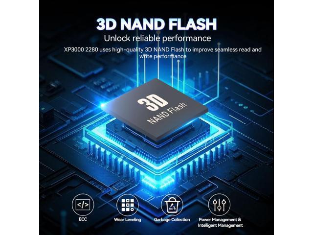 Rahonix SSD 512GB M.2 NVMe 2280 Solid State Drive PCIe3.0x4, read speed up to 3500MB/s