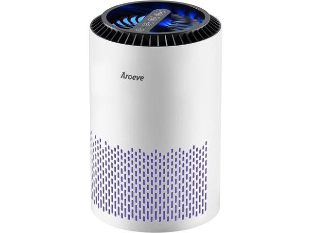 Air Purifiers for Bedroom Home, Air Purifier For Smoke Pollen Dander Hair Smell Air Cleaner with Sleep Mode Speed Control For Bedroom Office, MK01-...
