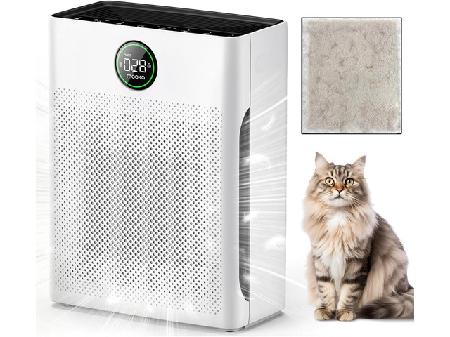 Air Purifiers for Home Large Room up to 2200sq. ft, Air purifier for Home Pets with Washable Filter, PM 2.5 Display Air Quality Sensor Air Cleaner...