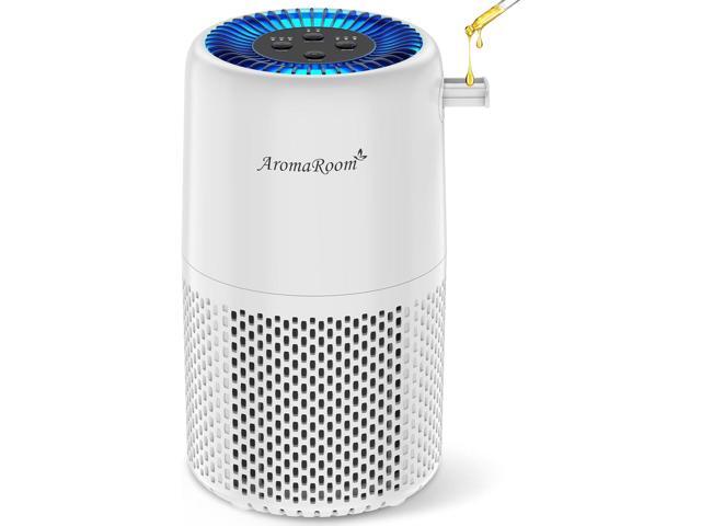 Air Purifier for Home Bedroom, AromaRoom H13 HEPA Air Filter For Smoke Pollen Dander Hair Smell Air Cleaner, 3-in-1 Filter with Sleep Mode, Quiet...