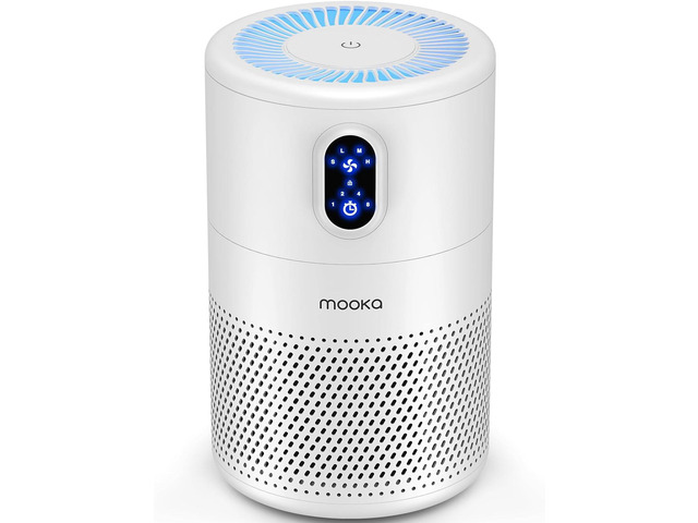 Air Purifiers for Home Large Room up to 1076ft², H13 True HEPA Air Filter Cleaner, Odor Eliminator, Remove Smoke Dust Pollen Pet Dander, Night...