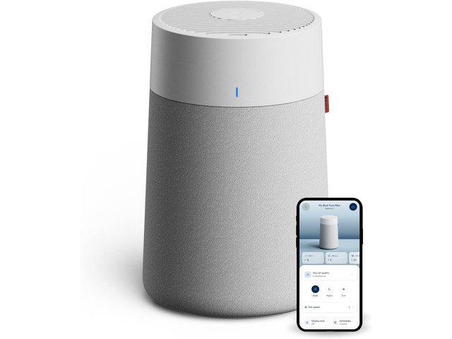 Blue Pure 511i Max Smart Air Purifier for Bedroom & Small Rooms up to 926 Sq Ft, HEPASilent Air Cleaner for Pets, Allergies, Smoke & Dust, Quiet...