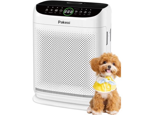 Air Purifiers for Home Large Room Up to 3000 FtÂ² With Double Air Intake,PAKEOI HEPA Air Purifier for Bedroom With Washable Pre-Filters, Remote.