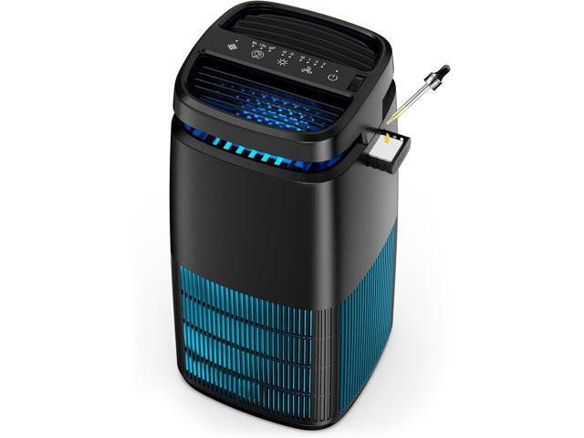 4-in-1 Air Purifiers for Home, Air Ionizer Negative Ion Generator, True H13 Filter, UV, Covers 1250 FtÂ² 99.97% Removal Rate for Pollen Smoke Pet...