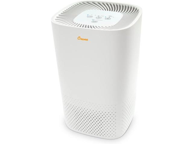 Air Purifier with True HEPA Filter, UV Light, 250 Sq Feet Coverage, Timer Function, Sleep Mode, Washable Particle Filter, EE-5067