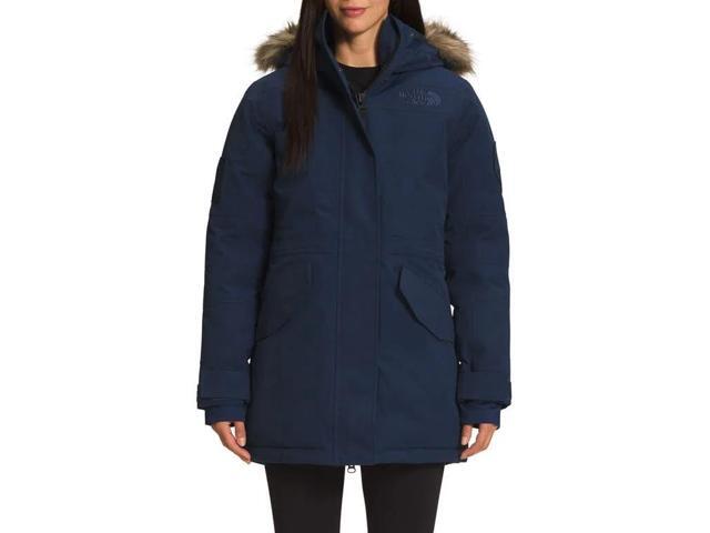 The North Face Expedition McMurdo 700 Fill Power Down Parka with Faux Fur Trim in Summit Navy