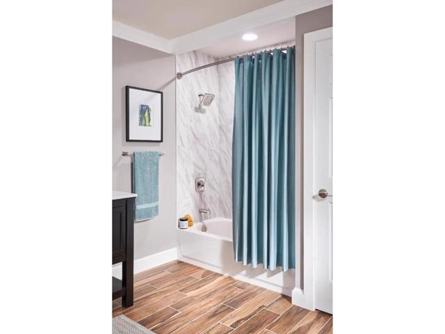Moen Genta 1-Handle Brushed Nickel Tub and Shower Faucet