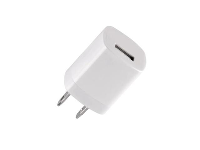 Qixxronics USB Wall Charger Cube, 1A/5V USB Adapter Block, USB Adapter Power Plug Charging Station Box Base Replacement for iPhone 14/13/11/12...
