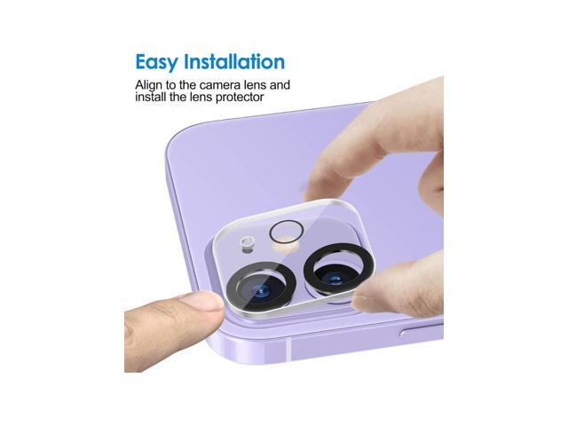 Qixxronics 3-PACK Camera Lens Protector Compatible with iPhone 12 Pro Max Camera Lens Tempered Glass Protector [Night Circle]