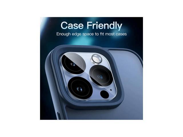Qixxronics 3-PACK Camera Lens Protector Compatible with iPhone 12 Pro Max Camera Lens Tempered Glass Protector [Night Circle]