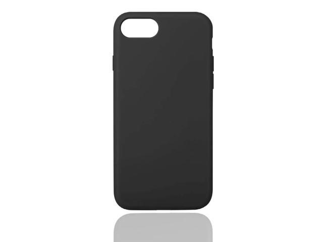 Qixxronics for iPhone 7 plus / iPhone 8 Plus Silicone Case Black Shockproof Slim Phone Case Cover