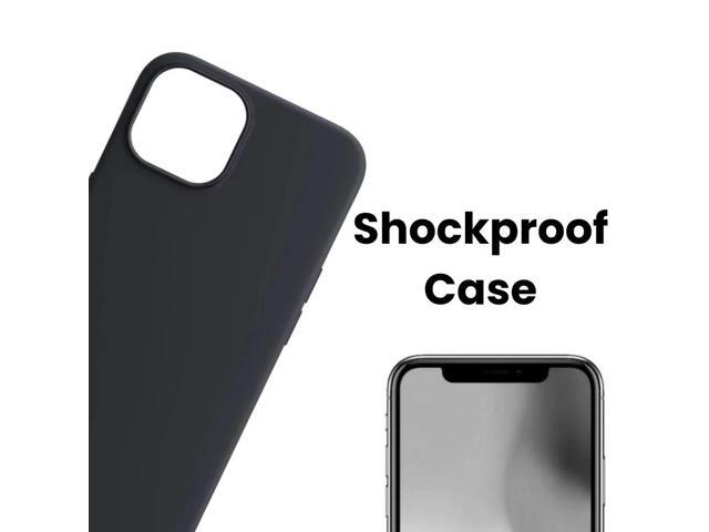 Qixxronics for iPhone 11 Pro Max Silicone Case Black Shockproof Slim Design Phone Case Cover