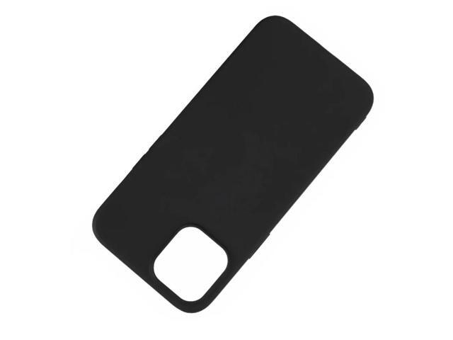 Qixxronics for iPhone 11 Pro Max Silicone Case Black Shockproof Slim Design Phone Case Cover