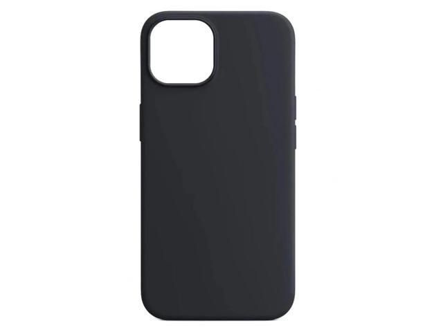 Qixxronics for iPhone 13 Silicone Case Black Shockproof Slim Design Phone Case Cover