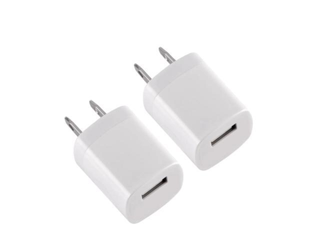 Qixxronics USB Wall Charger Cube, 1A/5V USB Adapter Block, USB Adapter Power Plug Charging Base Replacement for iPhone 14/13/11/12 XS/XS Max/X,...