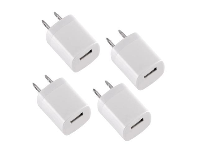 Qixxronics USB Wall Charger Cube, 1A/5V USB Adapter Block, USB Adapter Power Plug Charging Base Replacement for iPhone 14/13/11/12 XS/XS...