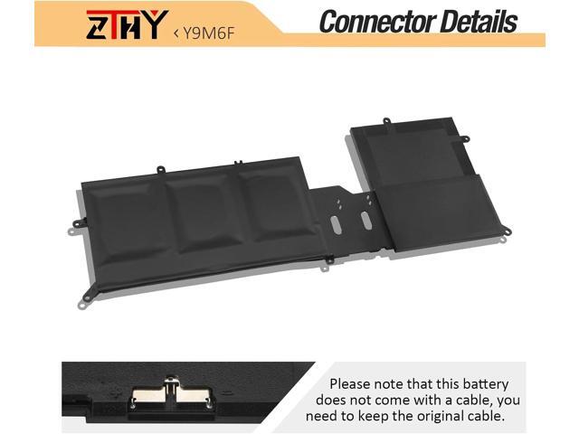 ZTHY Y9M6F Laptop Battery Replacement for Dell Alienware M15 R2 P87F Alienware M17 R2 P41E Series 0Y9M6F 8K84V 08K84V P41E001 P87F001 11.4V 76Wh