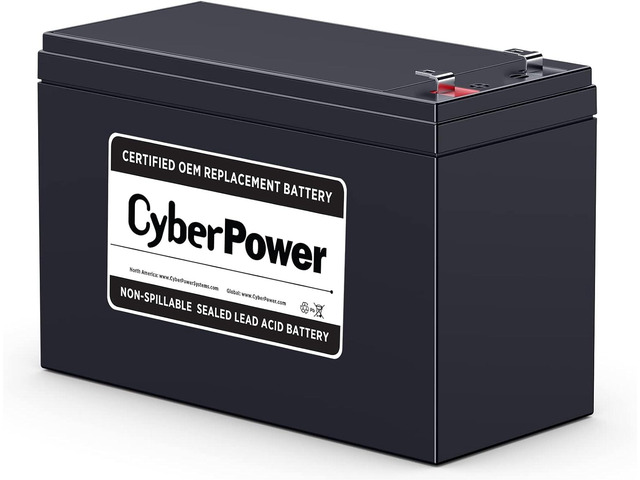 CyberPower RB1290 UPS Replacement Battery Cartridge, Maintenance-Free, User Installable, 12V/9Ah