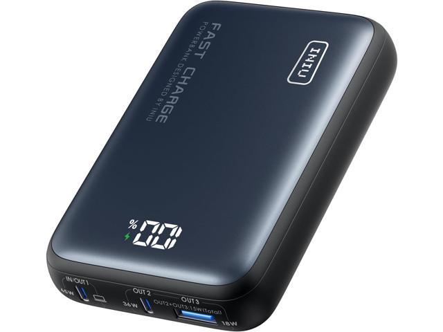 INIU Power Bank, 20000mAh 65W USB C Laptop Portable Charger, PD QC Fast Charging 3-Output External Battery Pack for Laptop MacBook Dell XPS iPad...