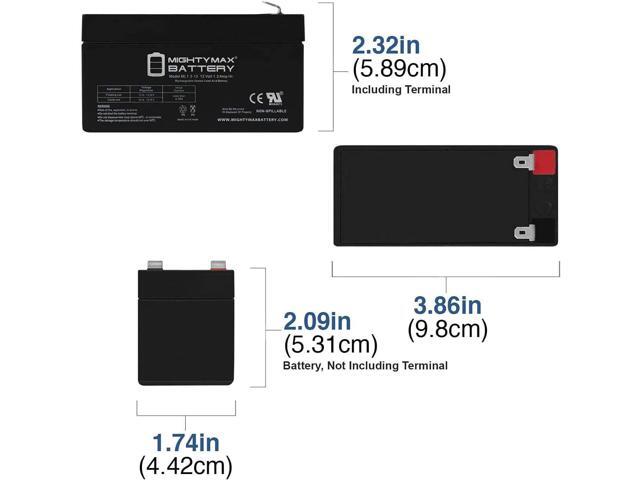 Mighty Max Battery 12V 1.3Ah Replacement Backup Battery for High Tech Pet Power Pet Doors
