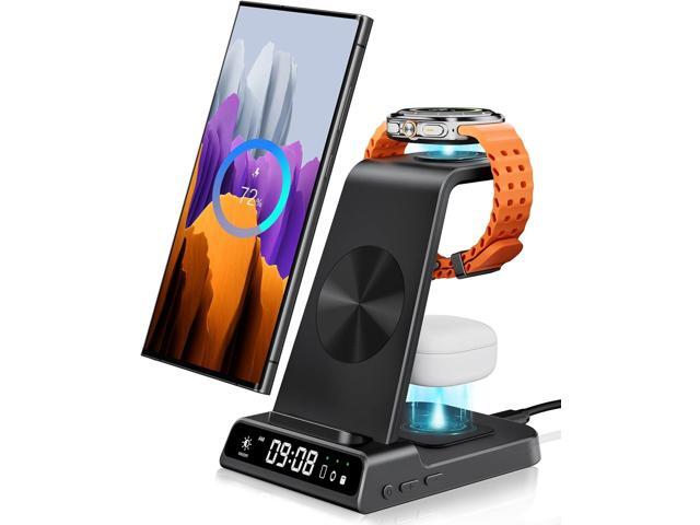 Wireless Charger for Samsung Devices, Wireless Charging Station for Galaxy S25 Ultra/S25+/S25/Z Fold 7/Z Flip7/S24 Ultra/S23/S22/S21, for Galaxy...