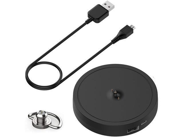 Charging Dock for Ultimate Ears UE Boom 3/Megaboom 3/Blast/Megablast, Charger Cradle Mount Stand Base Station with Extra USB Port, USB Cable (Black)