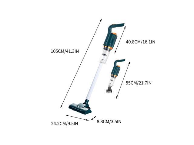 SOEWIOU Cordless Vacuum Cleaner 2 in 1, Quiet & Powerful, Rechargeable Handheld Stick Vac for Home Cleaning