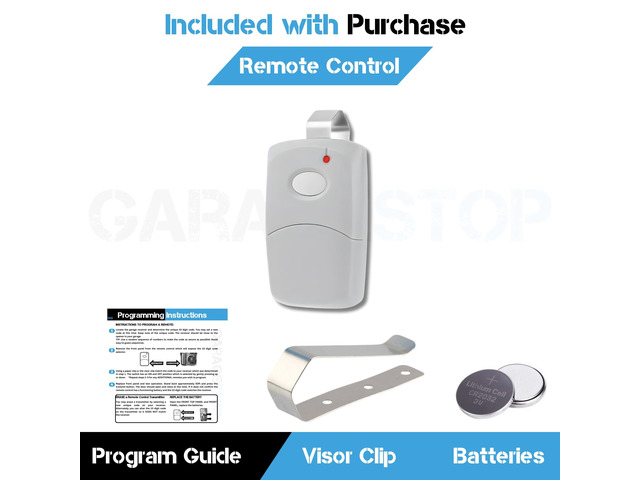 1X Gate Opener Remote for Multi-Code Linear 308911, 300MHz, 10 Dip Switch Door Opener Remote for Multicode 3089 MCS308911,1089, 3070, 3060, Clicker...