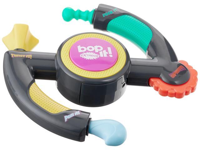 _Mega Brand Bop It Extreme Electronic Game for 1 or More Players, Fun Party Interactive Game for Kids Ages 8+, 4 Modes Including One-On-One Mode.