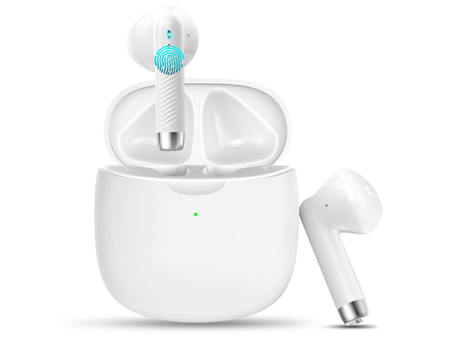 Wireless Earbuds, Bluetooth 5.4 Headphones in Ear with 4 Noise Cancelling Mic, Earbuds Stereo Bass, IP7 Waterproof Sports Wireless Earphones, 32H...