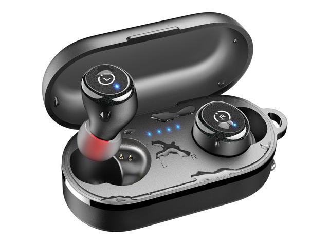 _Mega Brand T10 Wireless Earbuds Bluetooth 5.3 Headphones, App Customize EQ, Ergonomic Design, 55H Playtime, Wireless Charging Case, IPX8.