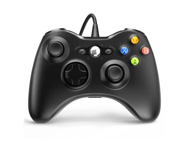 _Mega Brand Wired Controller for Xbox 360, Game Controller for 360 with Dual-Vibration Turbo Compatible with Xbox 360/360 Slim and PC Windows.