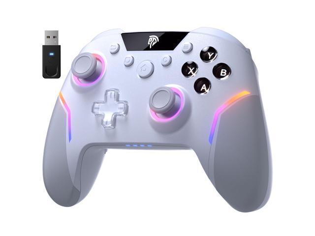 _Mega Brand X20 Wireless Gaming Controller with RGB Backlit, 2-Stage Hall Effect Stick, 1000Hz Polling Rate, 6-Axis Gyro on Multi-Platform, Mech.