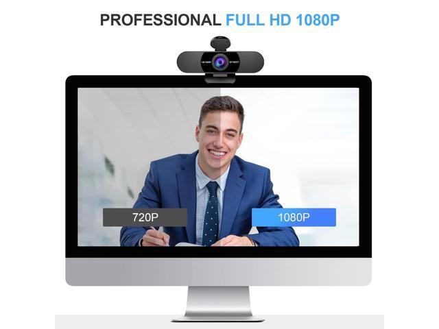 KEHIPI 1080P Webcam with Microphone, C960 Web Camera, 2 Mics Streaming Webcam, 90°FOV Computer Camera, Plug and Play USB Web Cam for Online...