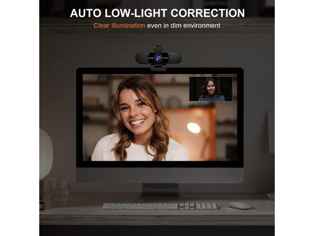 KEHIPI 1080P Webcam with Microphone, C960 Web Camera, 2 Mics Streaming Webcam, 90°FOV Computer Camera, Plug and Play USB Web Cam for Online...