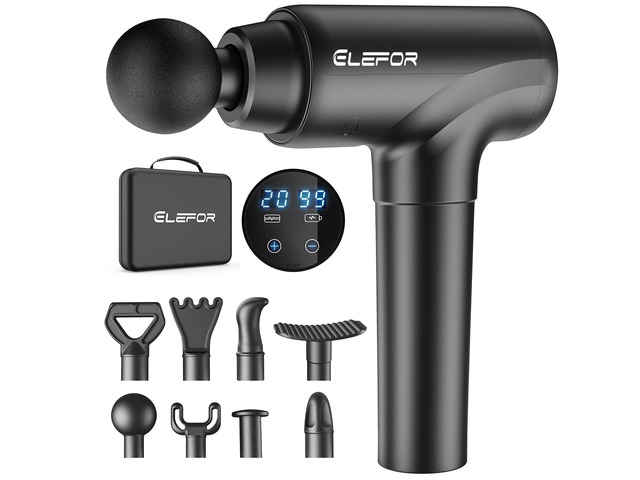 Massage Gun Deep Tissue with 8 Massage Heads & 20 Speeds