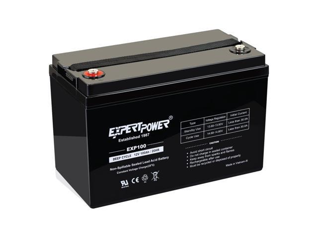 _Mega Brand 12V 100Ah Deep Cycle Sealed Lead Acid Battery for Solar Wind Power (AGM)