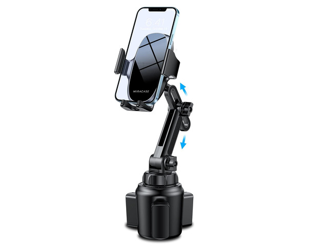Cup Phone Holder for Car, Universal Adjustable Long Neck Car Phone Mount Cradle Friendly Compatible with iPhone Samsung Google and All 4.0-7.0...