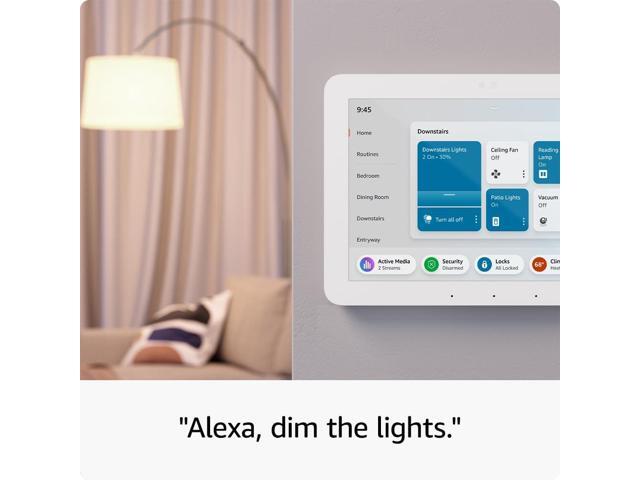 Amazon - Echo Hub Smart Home Control Panel with Alexa+ - White - image 4