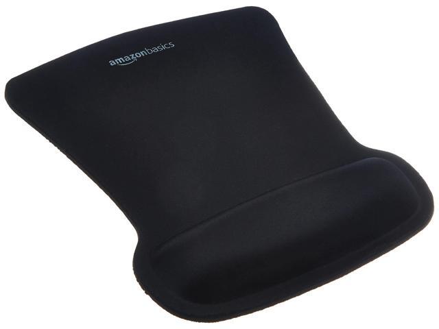 Ergonomic Mouse Pad with Wrist Support for Pain Relief, Gel-Filled Cushion, Non-Slip Rubber Grip Base, 10.1 x 8.1 Inches, Black, 20-Pack