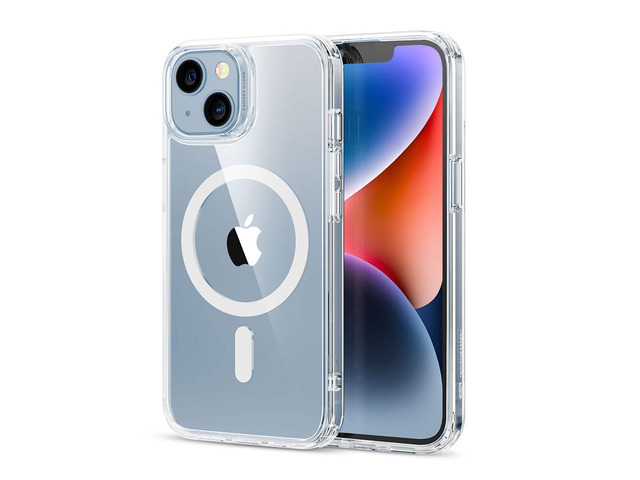 For iPhone 14/13 Case for MagSafe, Anti-Yellowing, Clear Ultra Slim, 3X Military-Grade Drop Protection, Magnetic Phone Case, Impact Absorbing,...