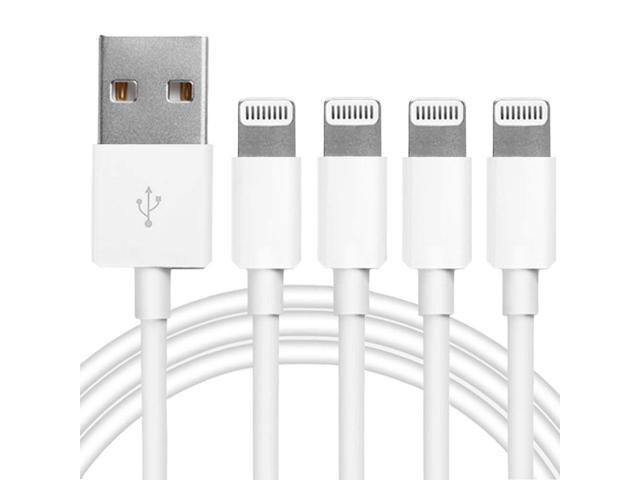 SOEWIOU 4Pack [Apple MFi Certified] Charger Lightning to USB Charging Cable Cord Compatible iPhone 14/13/12/11 Pro/11/XS MAX/XR/8/7/6s Plus,iPad...